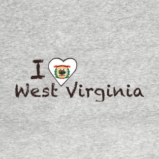 I Love West Virginia T-Shirt